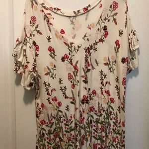 Short sleeve Ruffle top